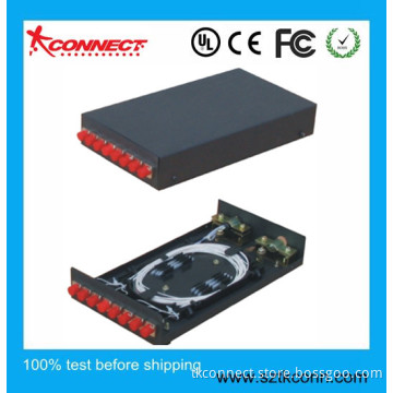 Wall-Mounted 8 Port Fiber Optic Patch Panel